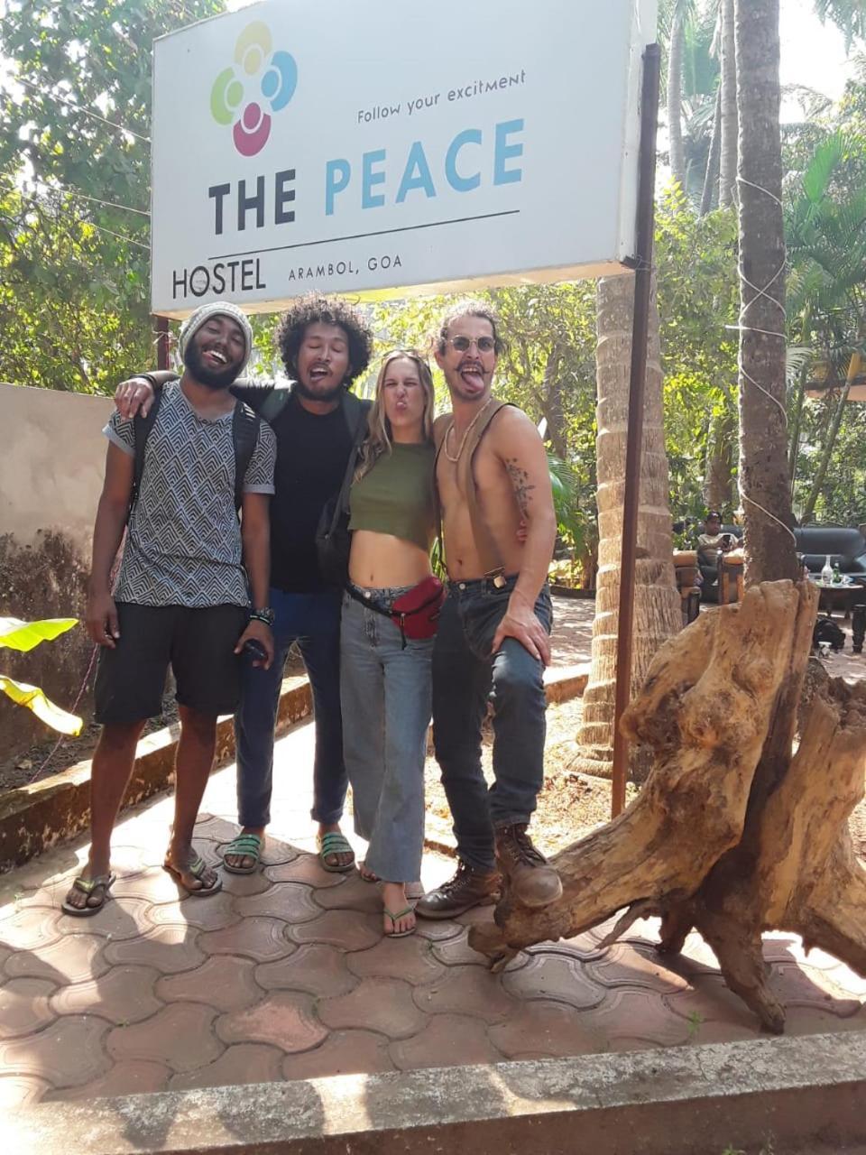 The Peace Hostel - Arambol, Goa Exteriér fotografie